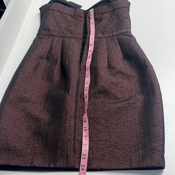 NWT holiday party dress sparkly strapless bustier sweetheart neckline mesh area - Picture 7 of 14